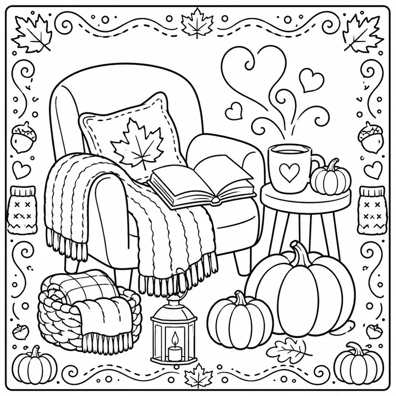 Bold Easy Pumpkin Spice Life Colorings