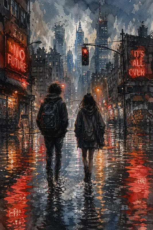 Neon Grit Watercolor Cinematics