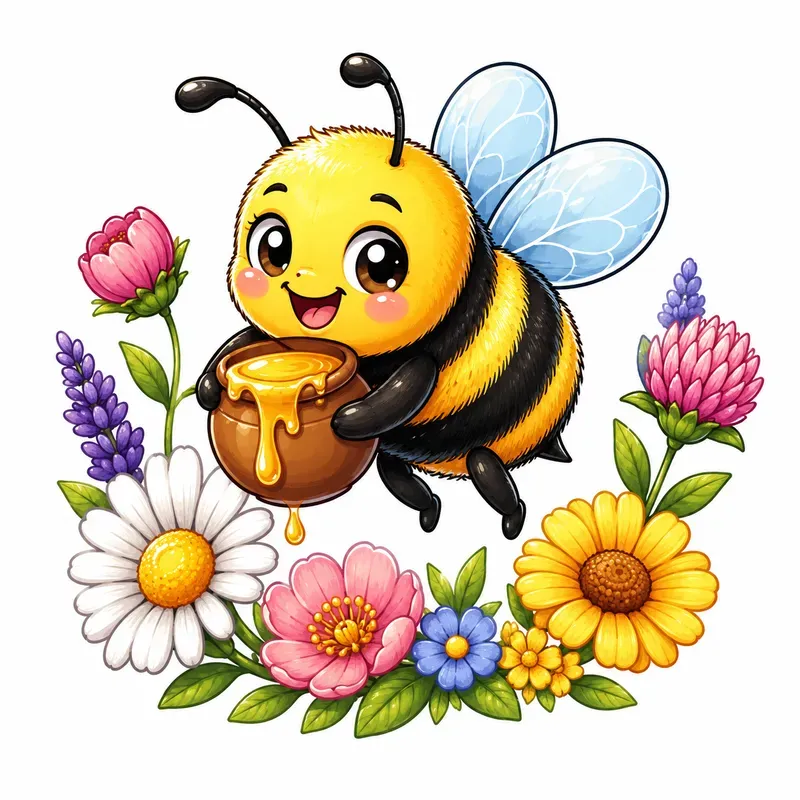 Vibrant Doodle Sticker Clipart Makers