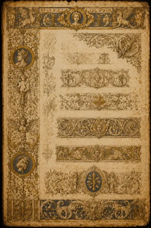 Renaissance Manuscript Junk Journal Pages