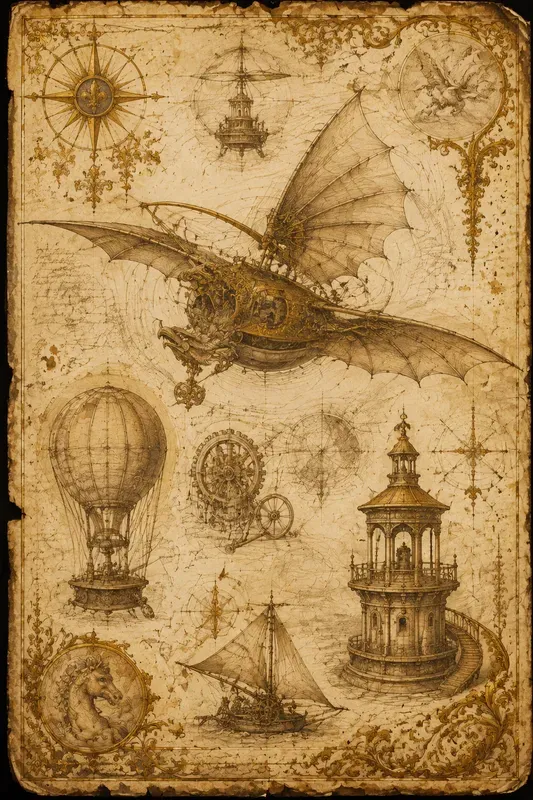 Renaissance Manuscript Junk Journal Pages