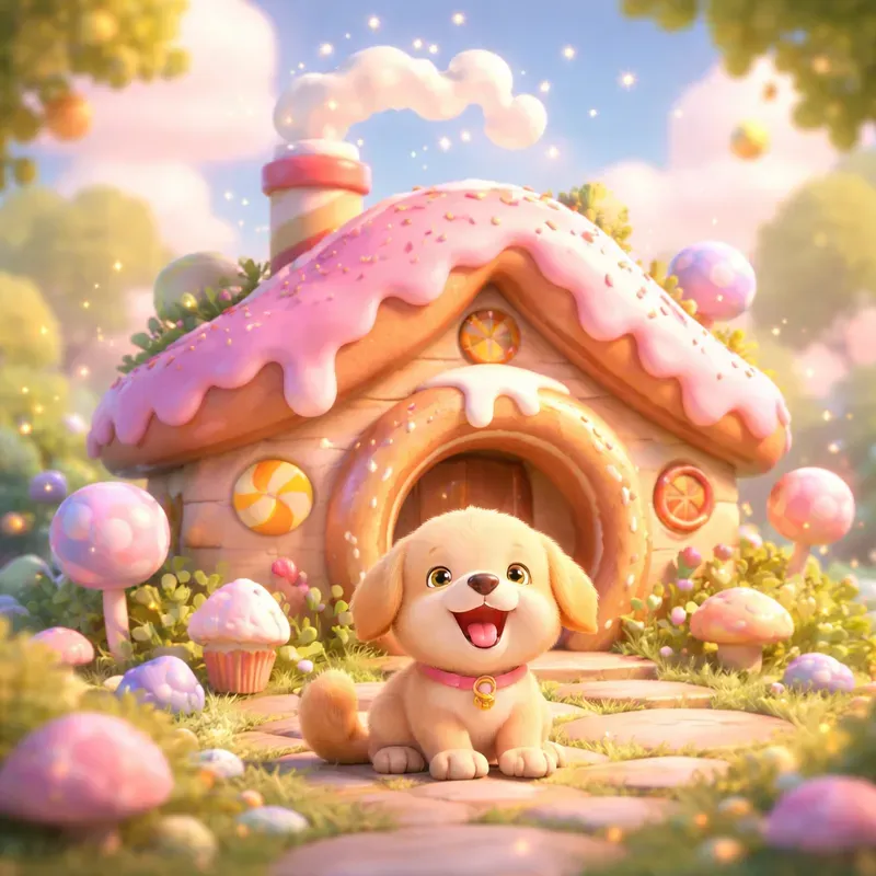 Cute Pastel Baby Fantasy Houses