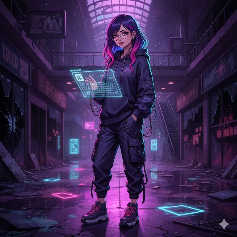 Neon Streetwear Anime Portrait Generators