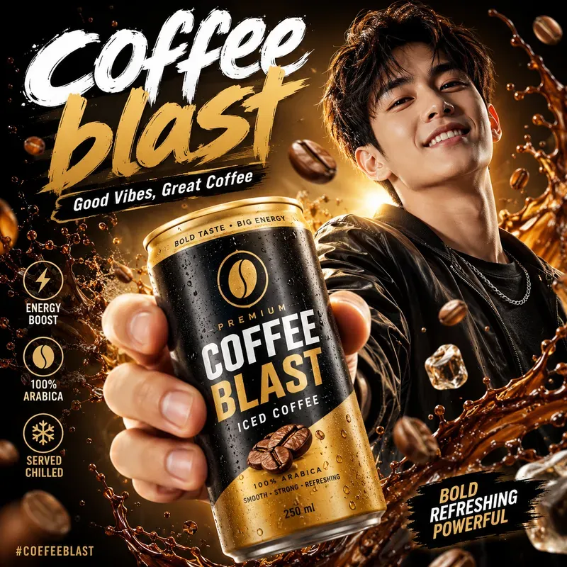 Viral Beverage Advertising Posters