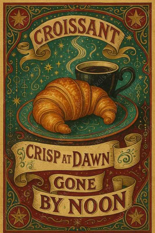 Food Drink Magical Vintage Poster Art