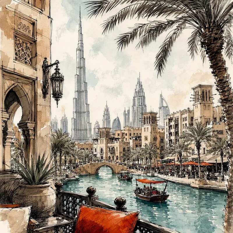 Artful Ink Splatter Travel Posters