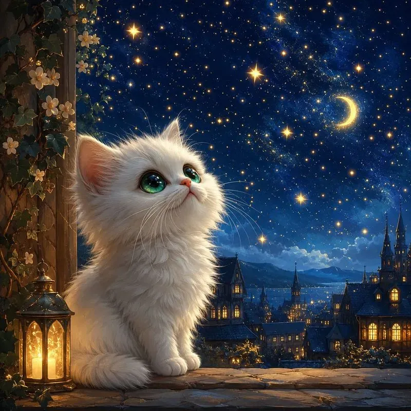 Dreamy Animals Under The Stars