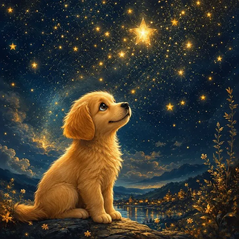 Dreamy Animals Under The Stars