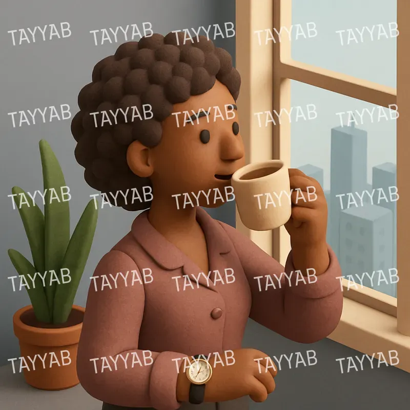 3D Clay Business Illustrations