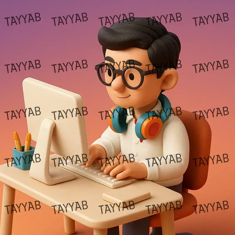 3D Clay Business Illustrations