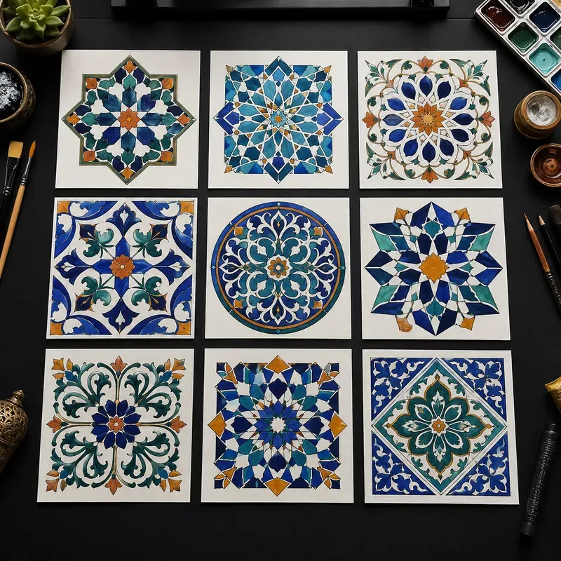 Top View Pop Art Sheet Collections