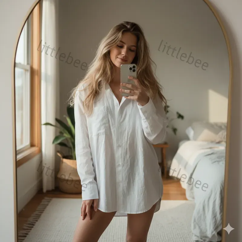 Aesthetic Mirror Selfies Photography