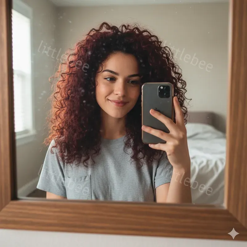 Aesthetic Mirror Selfies Photography