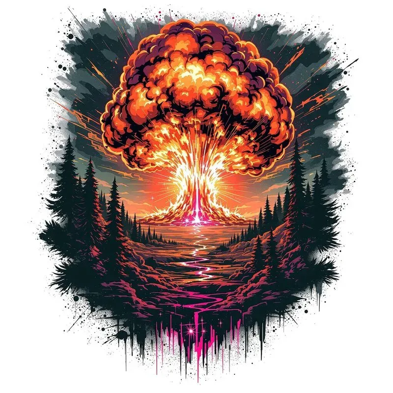 Design Tshirt Postapocalyptic Vibes