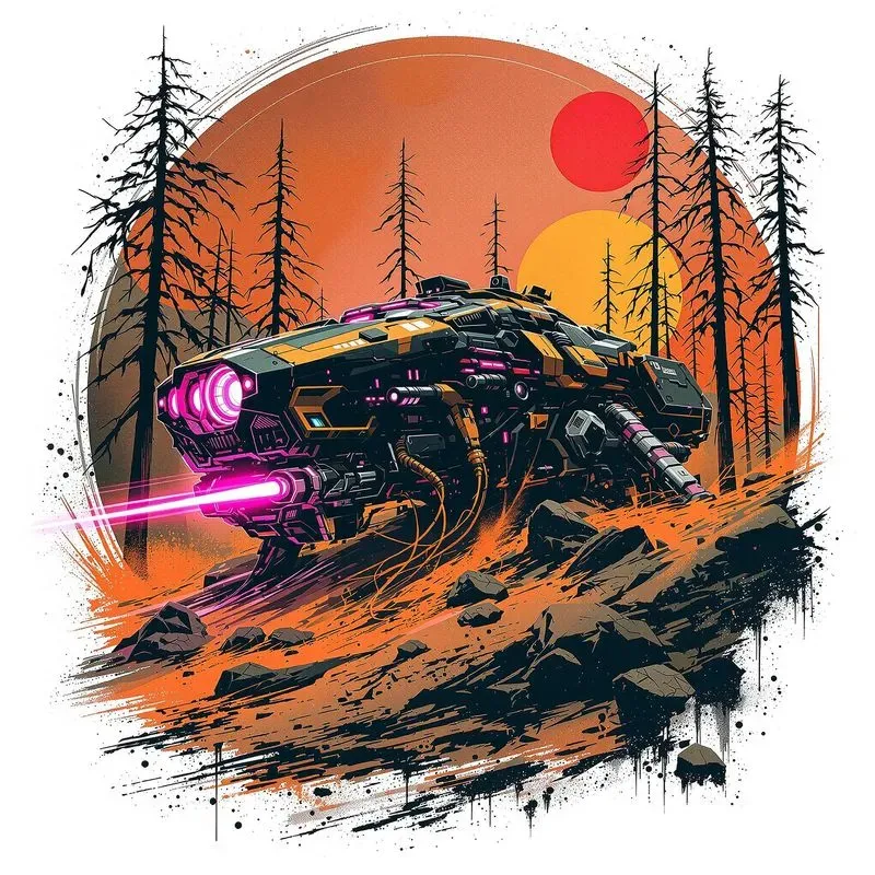 Design Tshirt Postapocalyptic Vibes