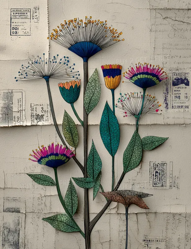 Forgotten Herbarium Vintage Papers