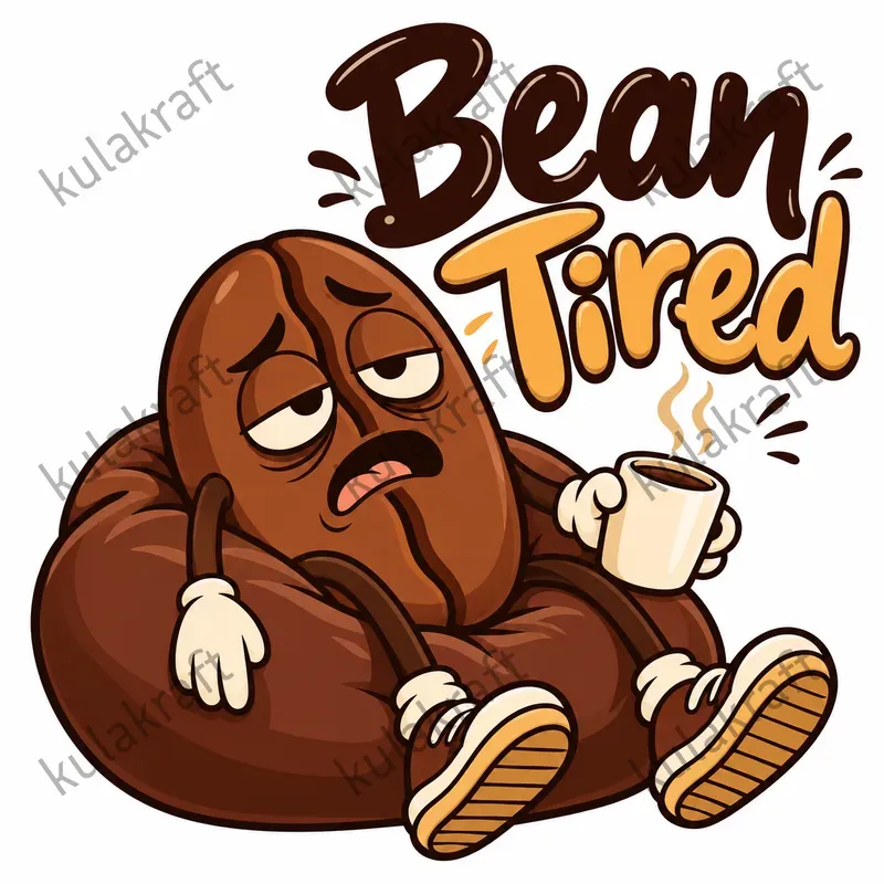 Funny Coffee Character Tshirt Designs