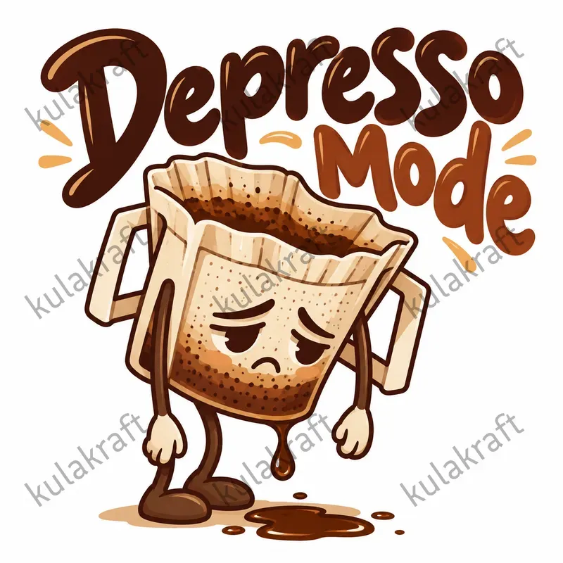 Funny Coffee Character Tshirt Designs