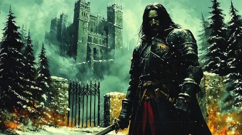 Gothic Fantasy Oil Paintings Poster Art