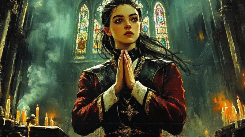 Gothic Fantasy Oil Paintings Poster Art