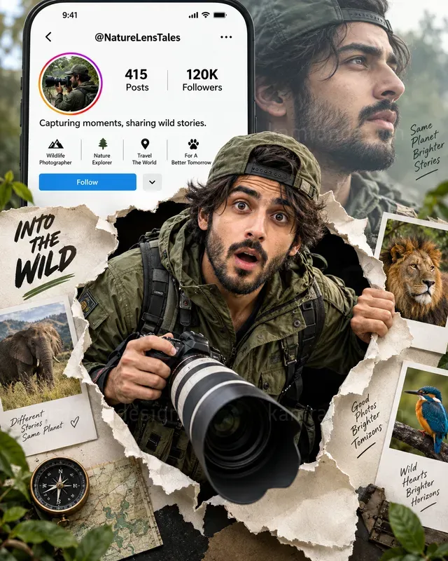 3D Torn Paper Social Media Posters
