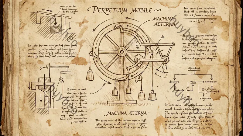 Vintage Da Vinci Inventor Sketches