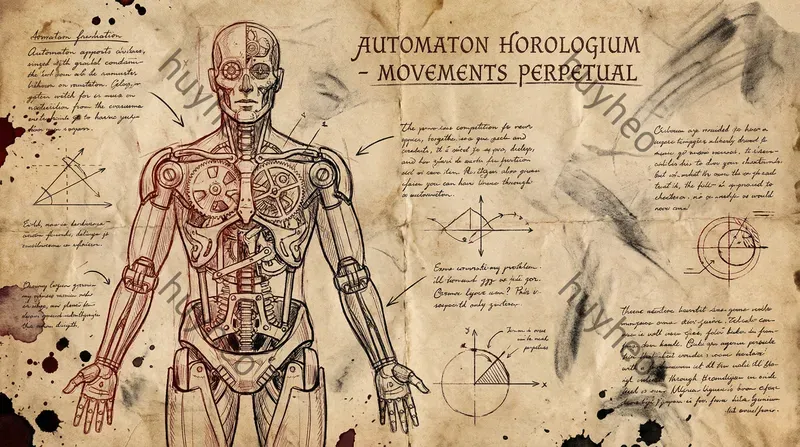 Vintage Da Vinci Inventor Sketches