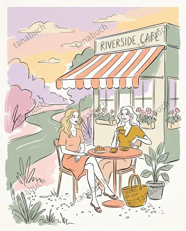 Pastel Line Art Editorials