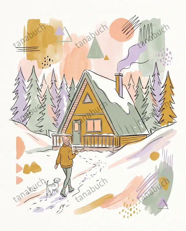 Pastel Line Art Editorials