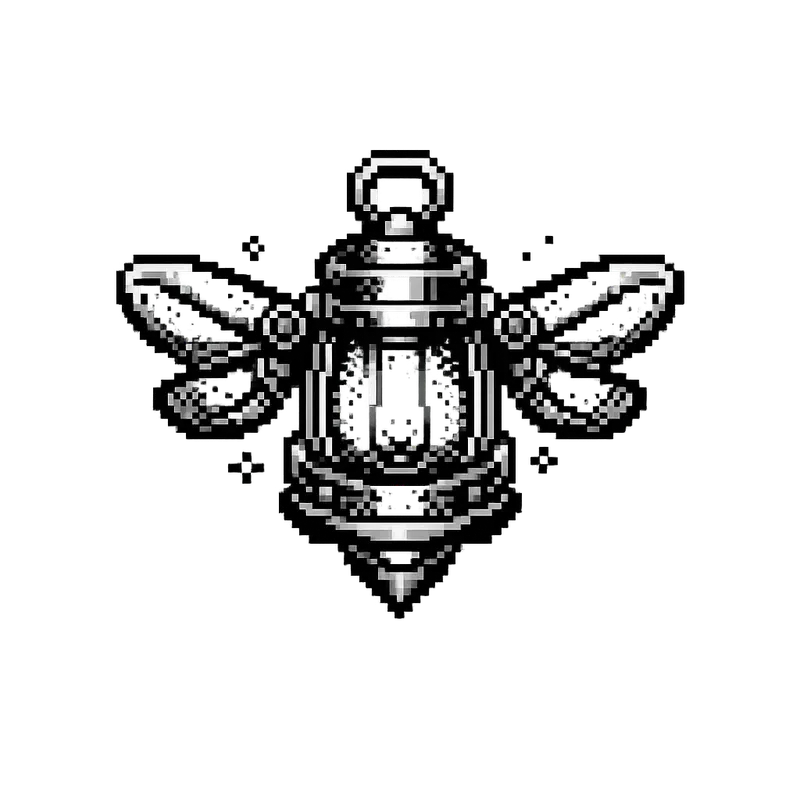 Retro Monochrome Pixel Icons