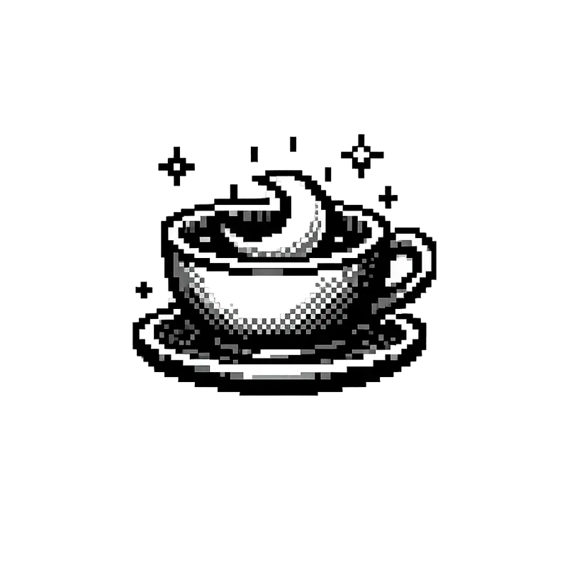 Retro Monochrome Pixel Icons