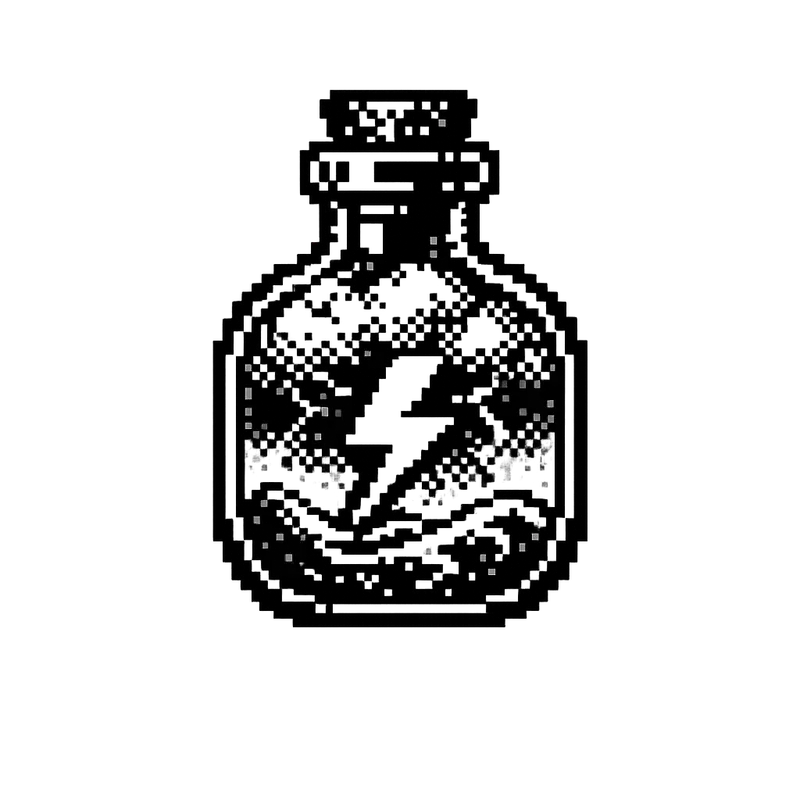 Retro Monochrome Pixel Icons