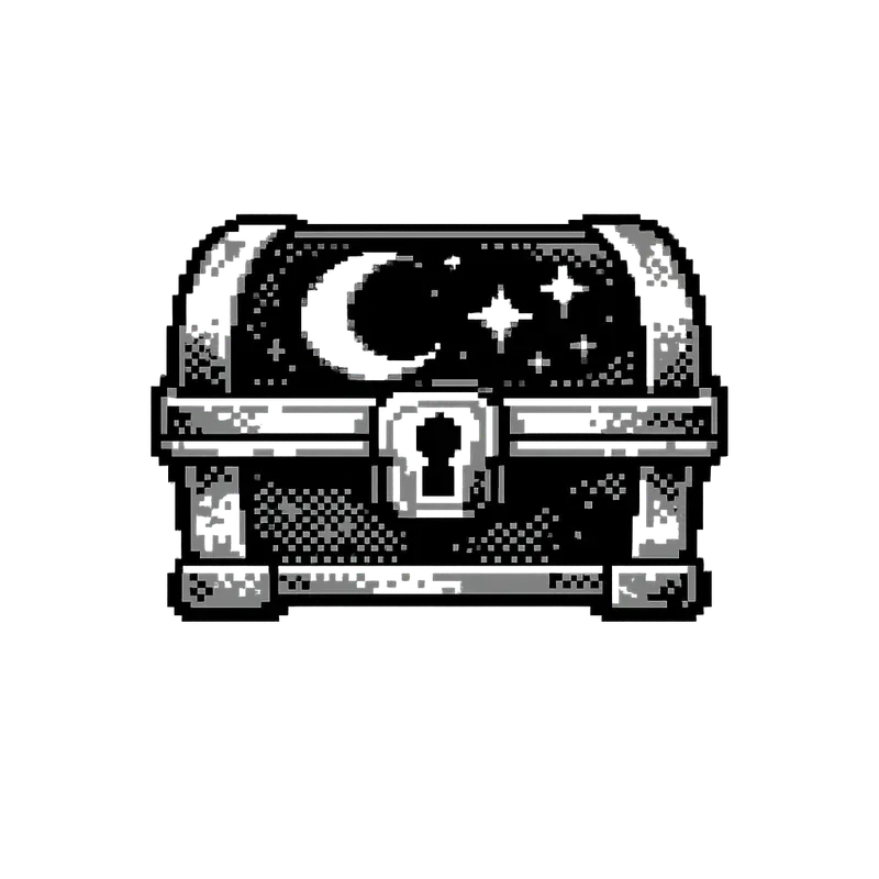 Retro Monochrome Pixel Icons