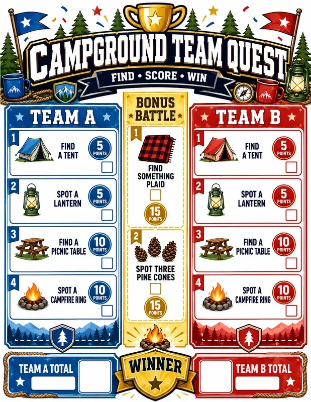 Team Scavenger Hunt Challenge Generator