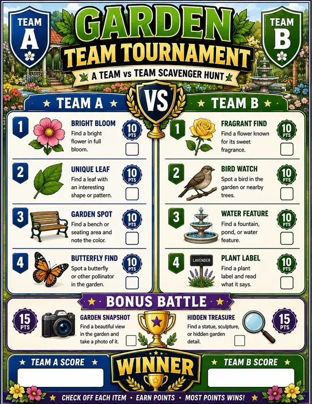 Team Scavenger Hunt Challenge Generator