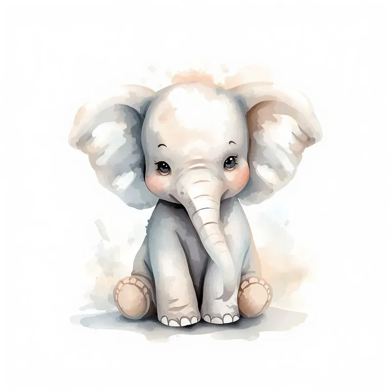 Cute Watercolor Animal Illustrations