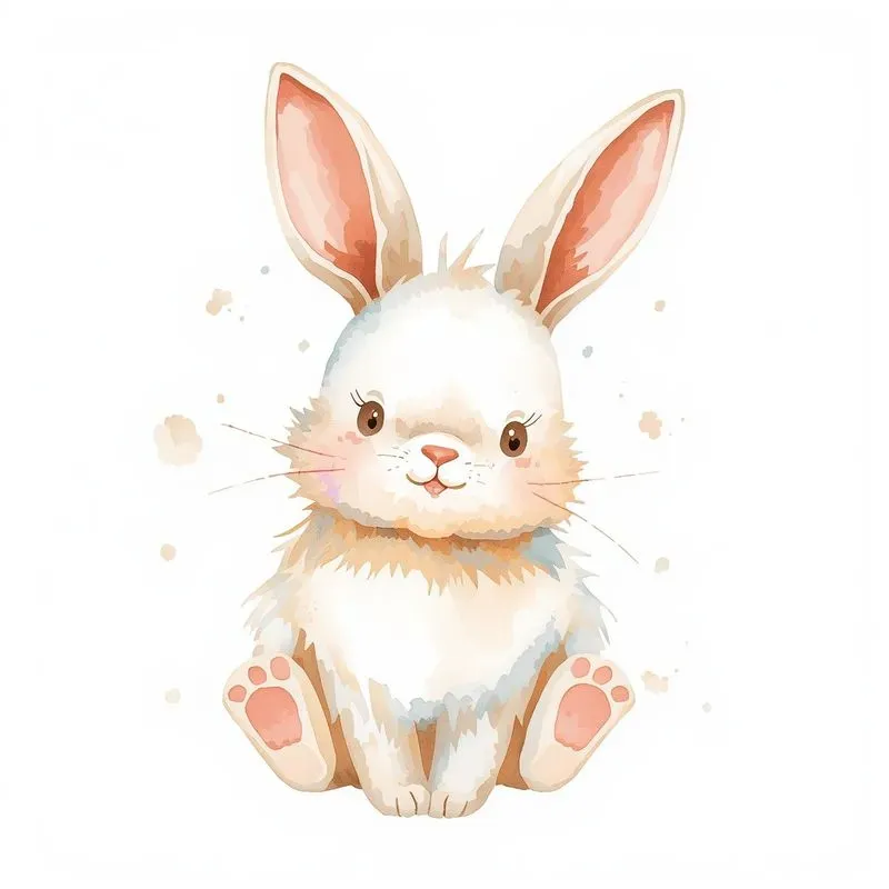 Cute Watercolor Animal Illustrations