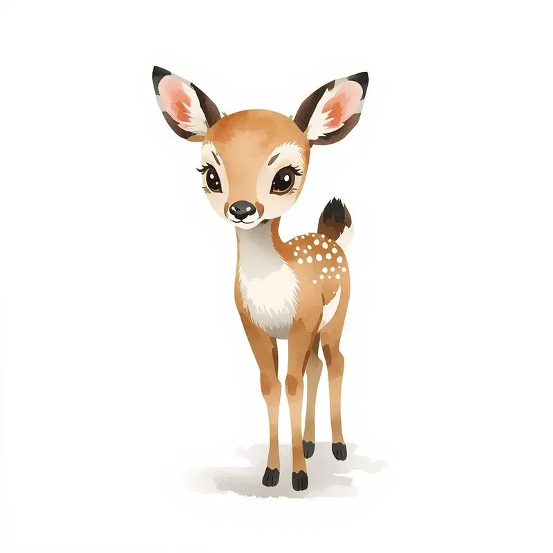 Cute Watercolor Animal Illustrations