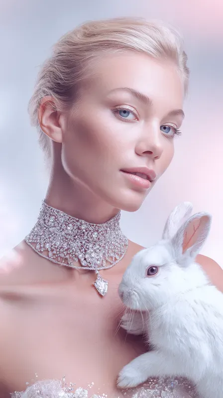 Jewelry Ad Generator With Model Animals
