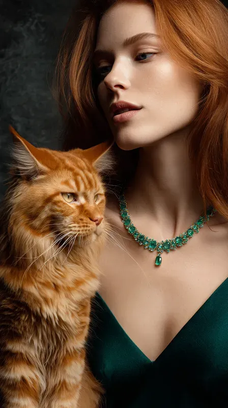 Jewelry Ad Generator With Model Animals