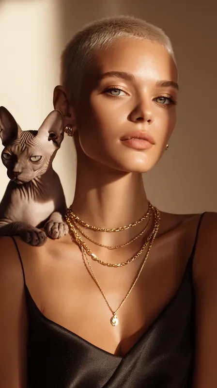 Jewelry Ad Generator With Model Animals