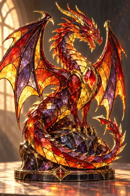 Stained Glass Creature Generator