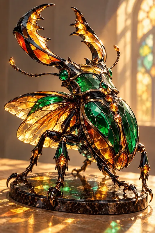 Stained Glass Creature Generator
