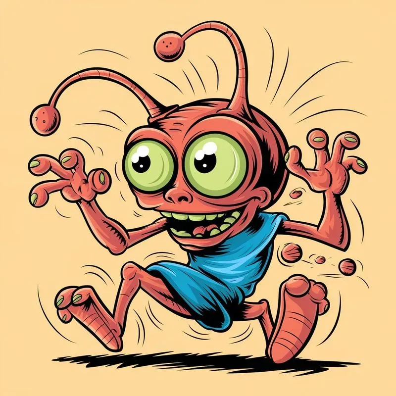Hilarious Running Cartoon Characters