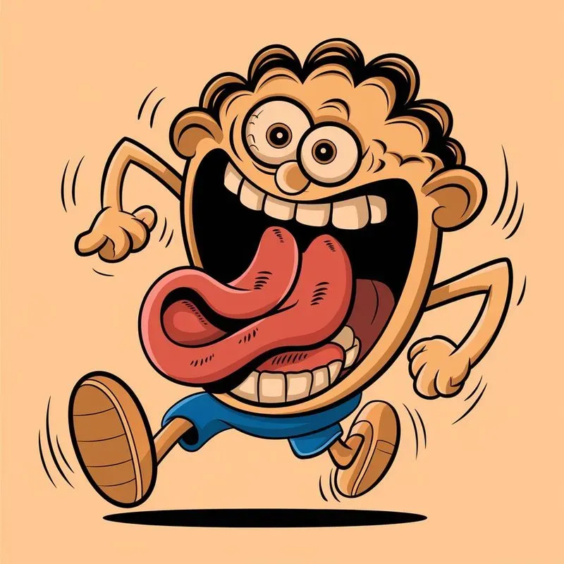 Hilarious Running Cartoon Characters