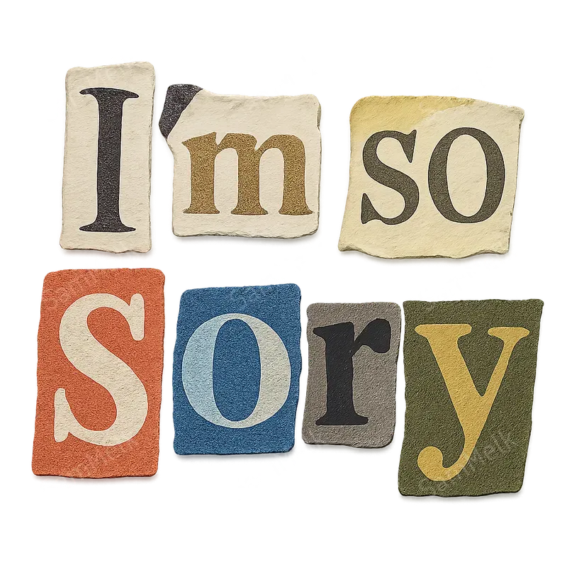Textured Block Cutout Collage Art