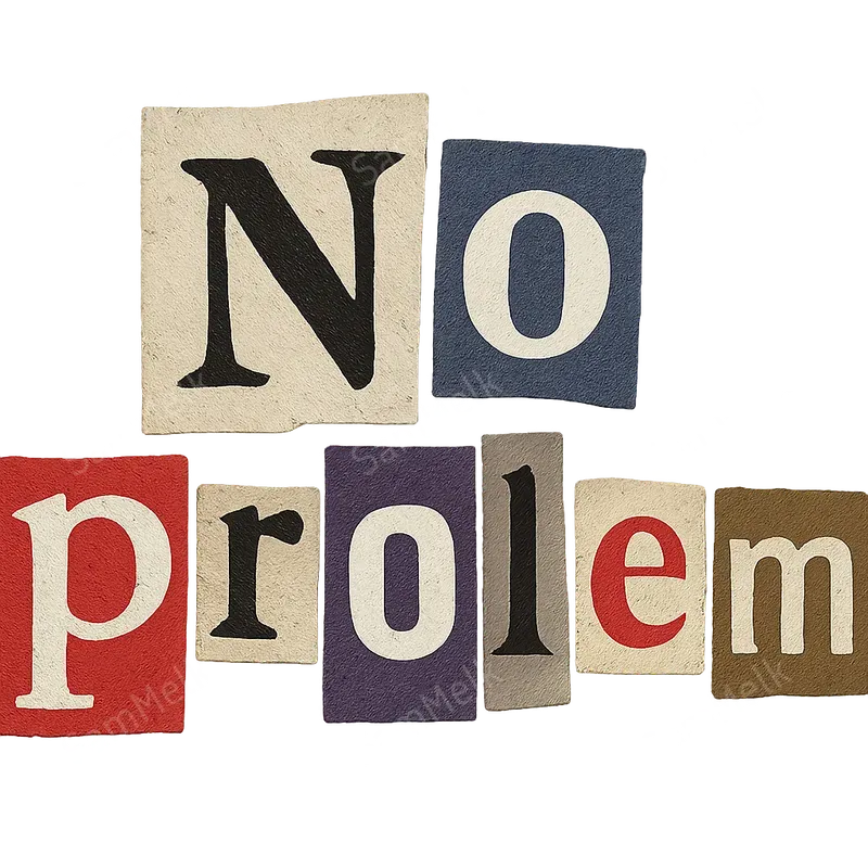 Textured Block Cutout Collage Art