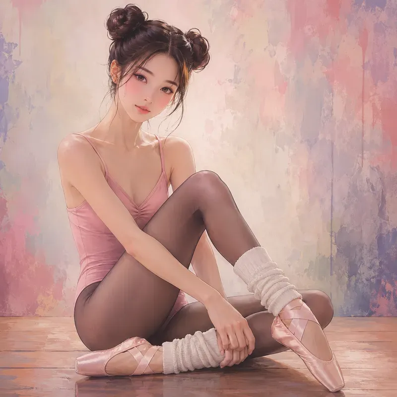 Dreamy Painterly Ballet Portraits