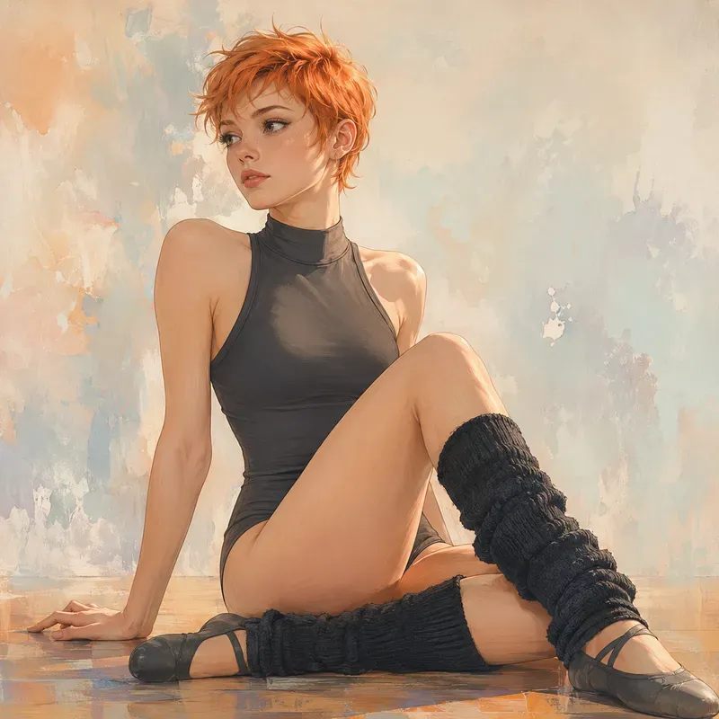Dreamy Painterly Ballet Portraits