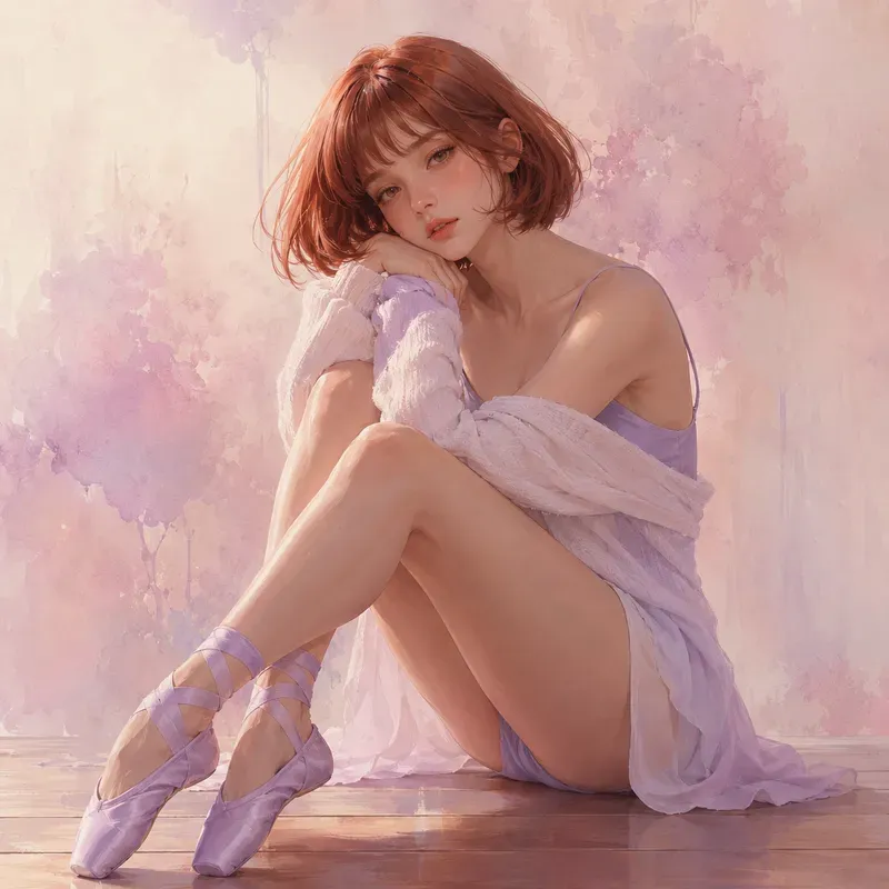 Dreamy Painterly Ballet Portraits